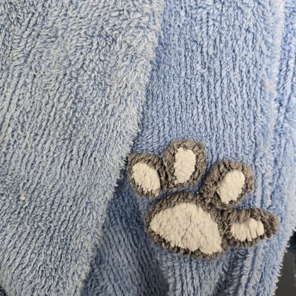 Vintage Canyon Group Rare Cat & Fishbone Robe Crazy Cat Lady 90s Cozycore Size M - Picture 14 of 15